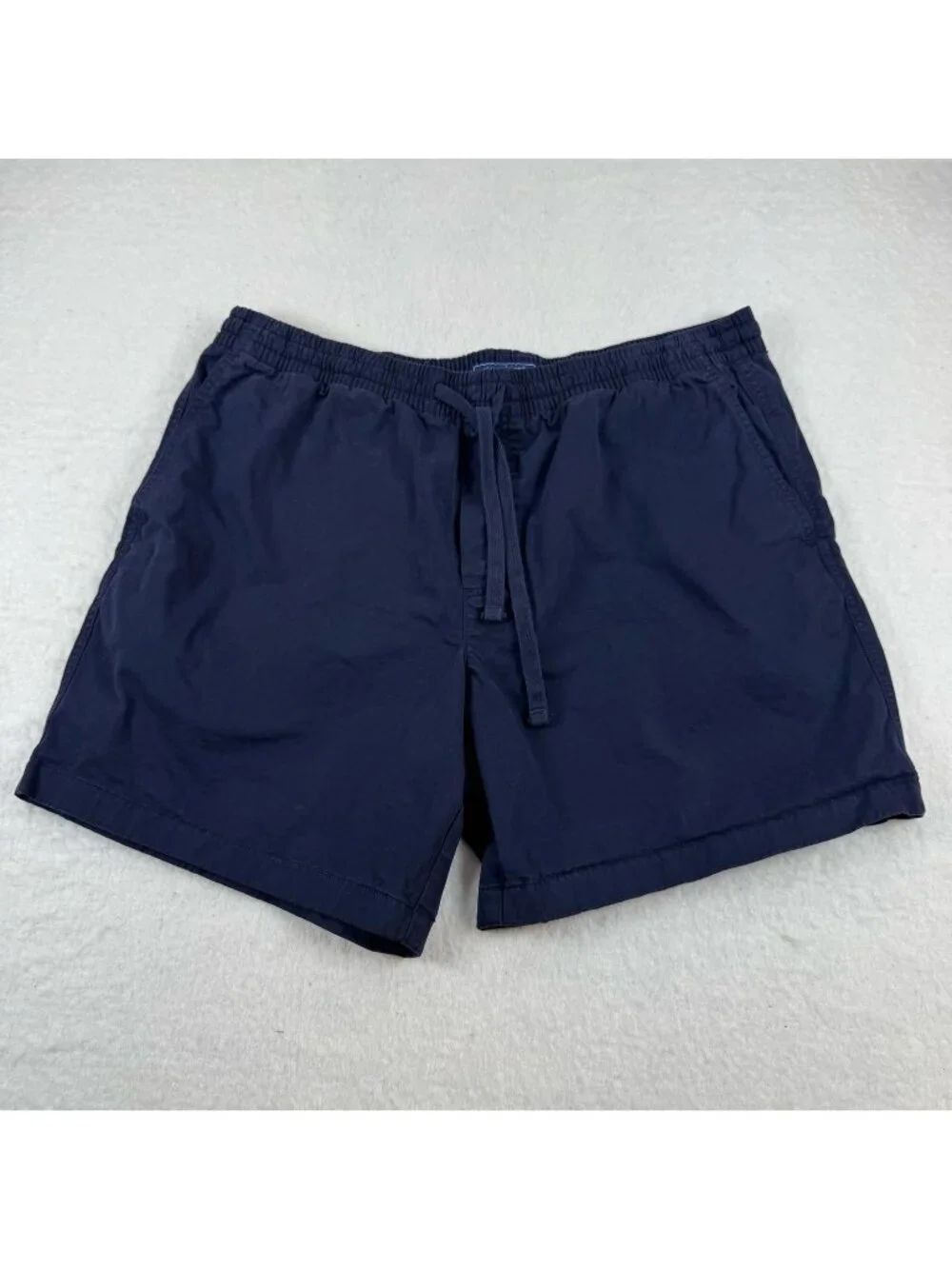 Vineyard Vines Shorts Mens Size XL Blue Chino 6 Inseam Elastic Waist Drawstring